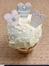 Load image into Gallery viewer, Rustic Hearts Edible Toppers