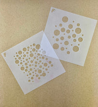 Load image into Gallery viewer, Bubbles Background Stencil