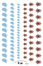 Load image into Gallery viewer, Birds and Houses Royal Icing Transfer Sheet