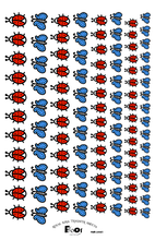 Load image into Gallery viewer, Bubmle Bees and Bugs Royal Icing Transfer Sheet