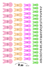 Load image into Gallery viewer, Bunny Peeps Royal Icing Transfer Sheet