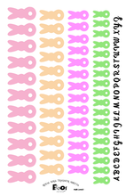 Load image into Gallery viewer, Bunny Peeps Royal Icing Transfer Sheet