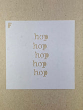 Load image into Gallery viewer, Hop Typewriter Stencil