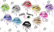 Load image into Gallery viewer, Dripping Lip Edible Toppers (Limited)