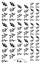 Load image into Gallery viewer, Baskets and Flowers Royal Icing Transfer Sheet