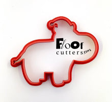 Load image into Gallery viewer, Hippo with Santa Hat Cutter