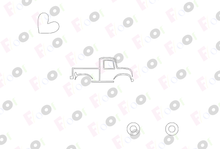 Load image into Gallery viewer, Valentine's Day Truck Stencil