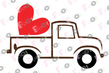 Load image into Gallery viewer, Valentine's Day Truck Stencil