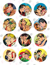 Load image into Gallery viewer, Romance Comics Valentine's Day Edible Designs
