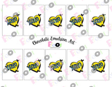 Load image into Gallery viewer, XOXO - Chocolate Emulsion Art