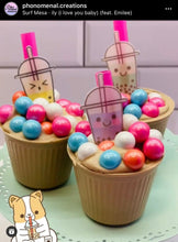 Load image into Gallery viewer, Boba Tea Edible Confetti and Toppers