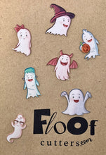 Load image into Gallery viewer, Happy Ghosts Edible Toppers and Confetti