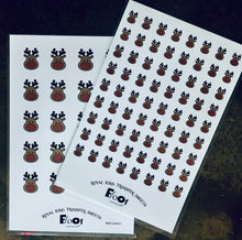 Load image into Gallery viewer, Rudolph the Red Nosed Reindeer Royal Icing Transfer Sheet