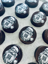 Load image into Gallery viewer, Fireside Christmas QR Code Edible Toppers