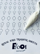 Load image into Gallery viewer, Ornaments Royal Icing Transfer Sheet