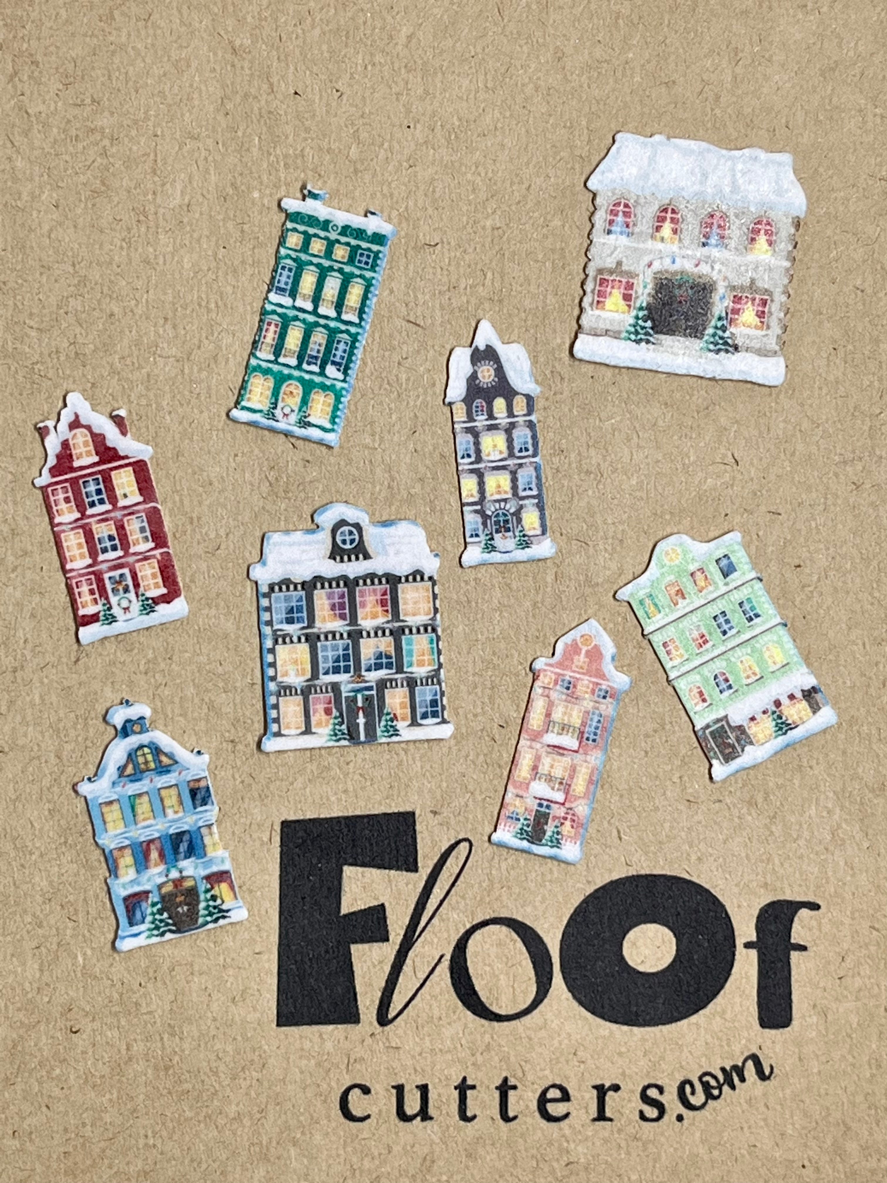 Dutch Houses Edible Toppers – Floof Cutters Dutch Houses Edible Toppers – Floof Cutters