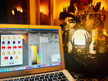 Load image into Gallery viewer, Ugly Mid Century Christmas Sweater Edible Toppers