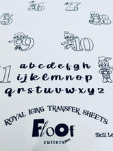 Load image into Gallery viewer, 12 Days of Christmas and Holiday Elements Royal Icing Transfer Sheet