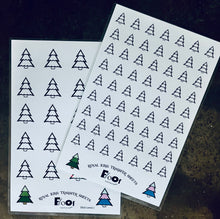 Load image into Gallery viewer, Christmas Trees Royal Icing Transfer Sheet