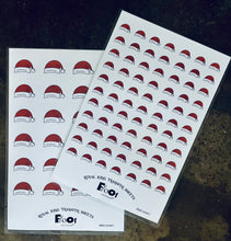 Load image into Gallery viewer, Santa Hats Royal Icing Transfer Sheet