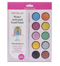 Load image into Gallery viewer, Sweet Sticks Metallic Edible Paint Palette