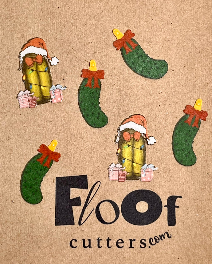 Christmas Pickle Edible Toppers