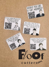 Load image into Gallery viewer, Love Actually Clips QR Code Edible Toppers
