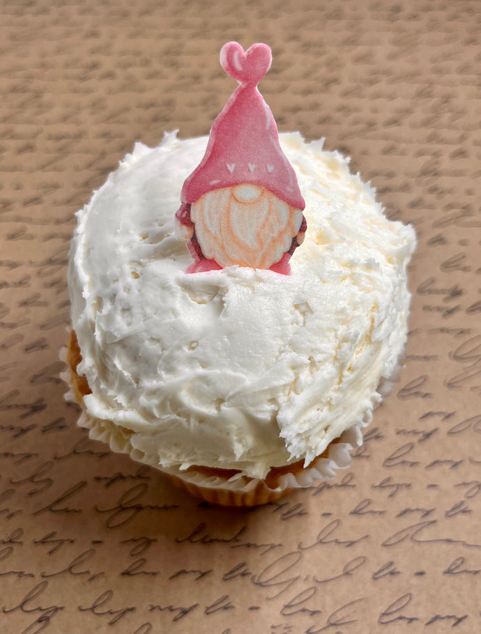Valentine's Day Gnome Edible Toppers