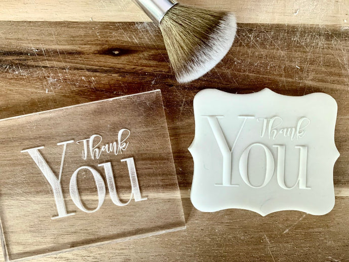 A Big Thank You Pop Ups Embossing Plate