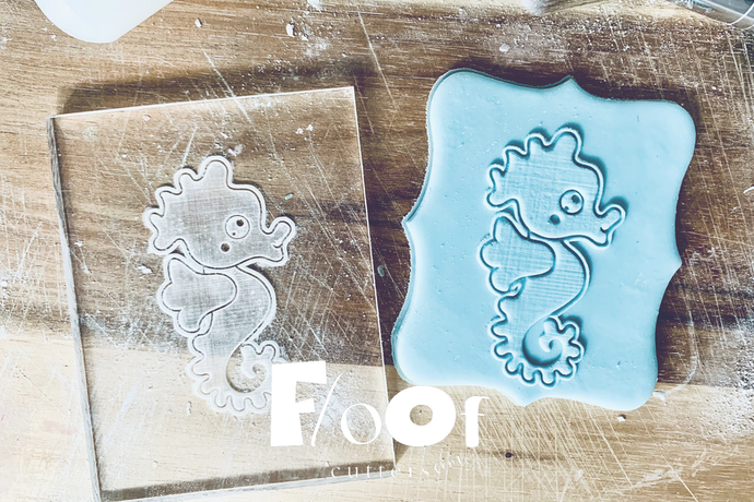 Seahorse Pop Ups Embossing Plate