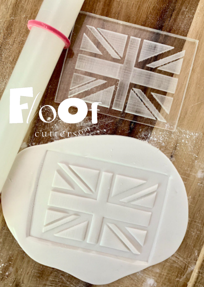 Union Jack Pop Ups Embossing Plate