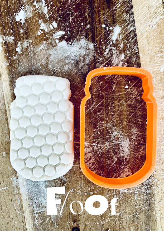 Honeycomb Pattern Pop Ups Embossing Plate