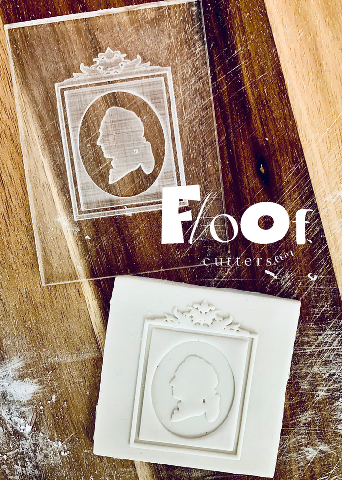 Male Cameo Pop Ups Embossing Plate