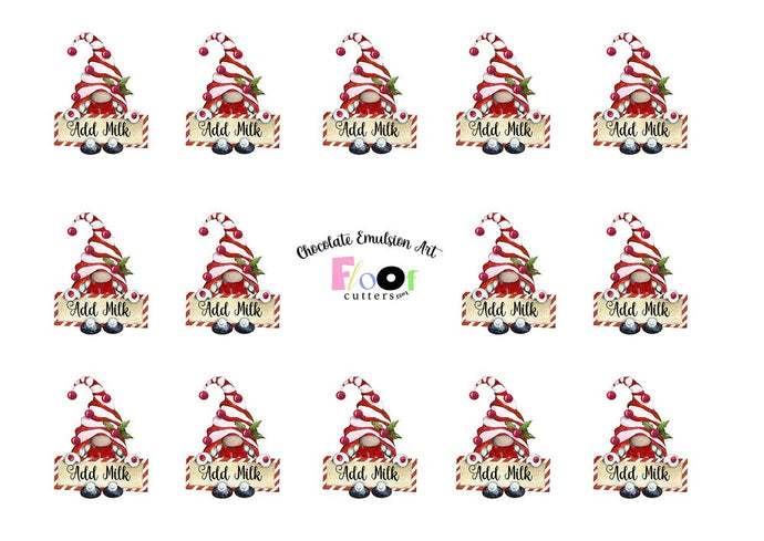 Add Milk Gnomes Chocolate Emulsion Art