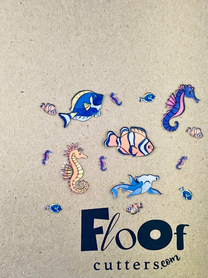 Under the Sea Edible Toppers and Confetti