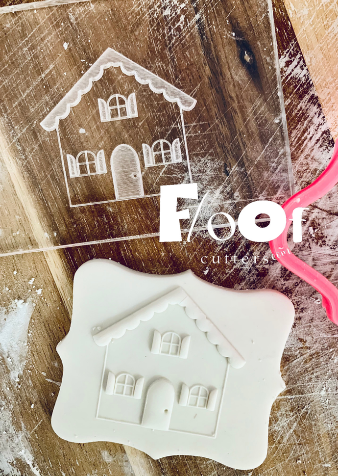 Sweet Home Pop Ups Embossing Plate