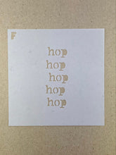 Load image into Gallery viewer, Hop Typewriter Stencil
