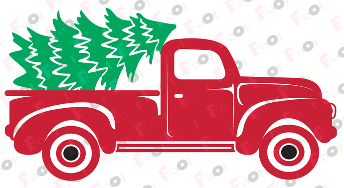 Christmas Tree Holiday Truck Cutter