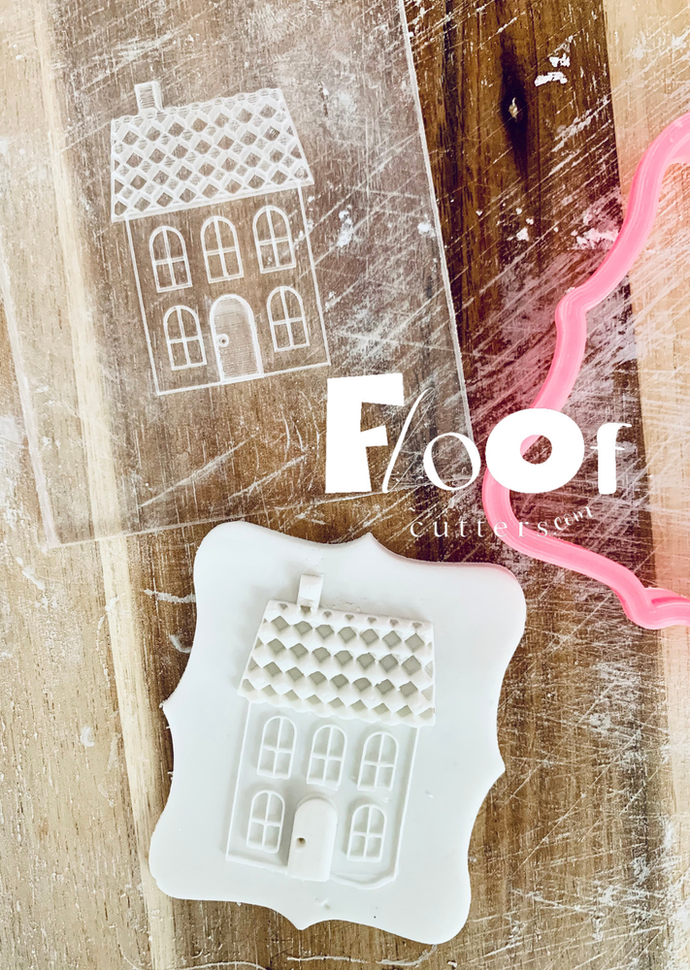 Little Cottage Pop Ups Embossing Plate