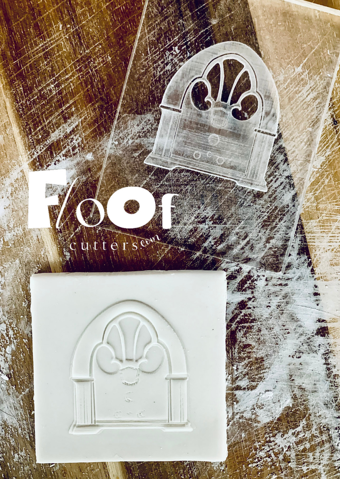 Vintage Radio Pop Ups Embossing Plate