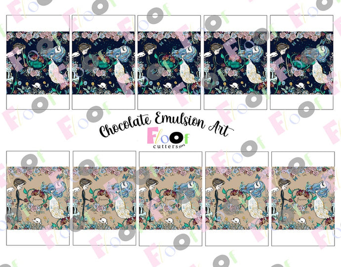 Forever Chocolate Emulsion Art