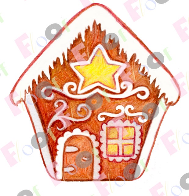 Gingerbread House Edible Toppers