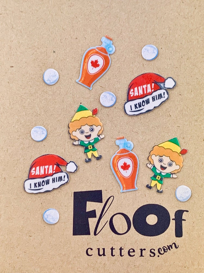 Santa? I Know him! Edible Toppers and Confetti