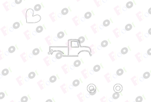 Load image into Gallery viewer, Valentine&#39;s Day Truck Stencil
