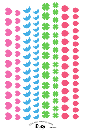 Lucky Charms Royal Icing Transfer Sheet