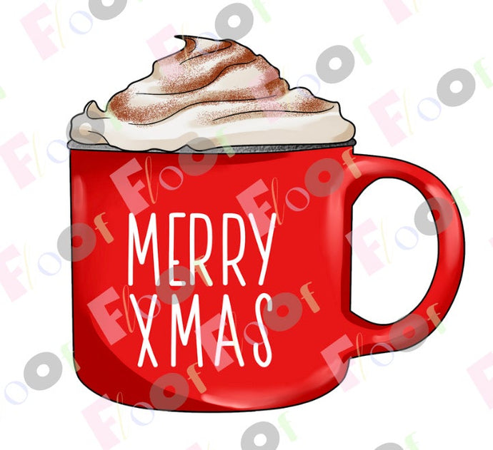 Merry Xmas Mug Edible