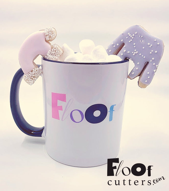 Hot Cocoa / Coffee Mug Cookie Hugger Cutters
