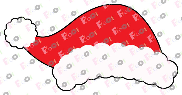 Santa Hat #1 Edible Topper