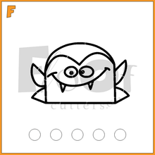 Load image into Gallery viewer, Silly Halloween Characters PYO Stencils
