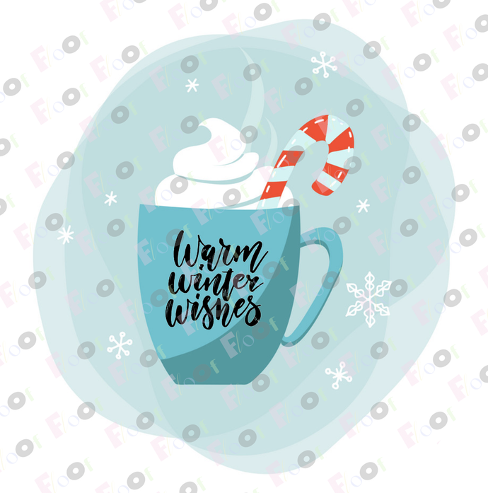 Warm Winter Wishes Edible Topper